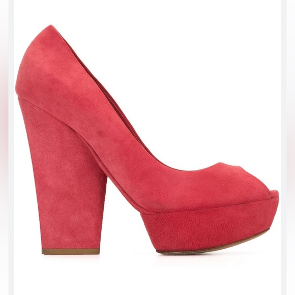 ZARA Trafaluc Peep Toe Platform Pumps  👠 - Picture 8 of 8